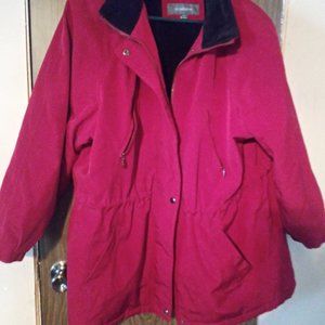 Liz Claiborne Jacket with fur lining